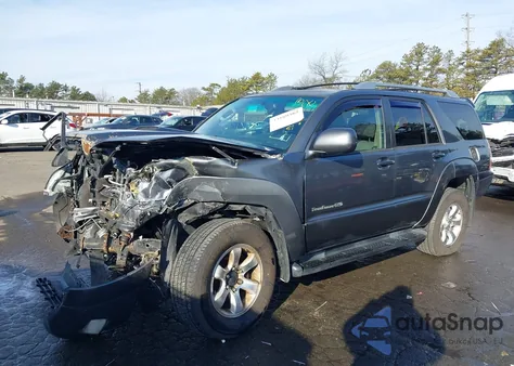 2004 Toyota 4Runner Sr5 Sport V6 из США, поврежденный, VIN JTEBU14R740048057